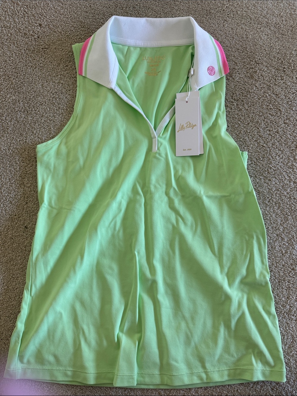 JUST RELEASED: Lilly Pulitzer Frida Sleeveless Top in Pistachio Macaron